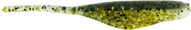 Bass Assassin Lures Shad 3in 10 per Pack Gold Pepper Shiner 3