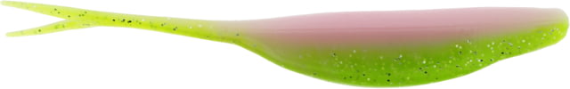 Bass Assassin Lures Shad 4in 8 per Pack Electric Chicken 4