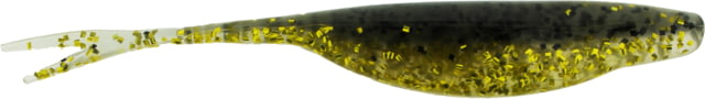 Bass Assassin Lures Shad 4in 8 per Pack Gold Pepper Shiner 4