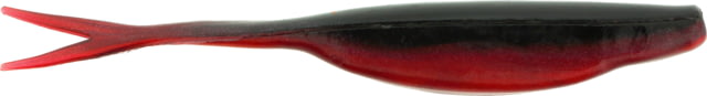 Bass Assassin Lures Shad 4in 8 per Pack Red Shad 4