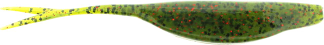 Bass Assassin Lures Shad 4in 8 per Pack Watermelon/Red Glitter 4