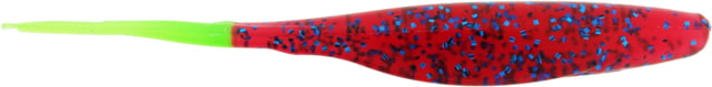 Bass Assassin Lures Shad 5in 8 per Pack Plum/Chartreuse Tail 5
