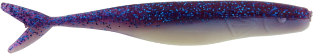 Bass Assassin Lures Split Tail Shad Jerkbait 4in 10 per Pack Purple Magic 4