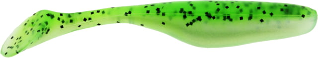 Bass Assassin Lures Turbo Shad Swimbait 4in 10 per Pack Chartreuse Pepper Shad 4