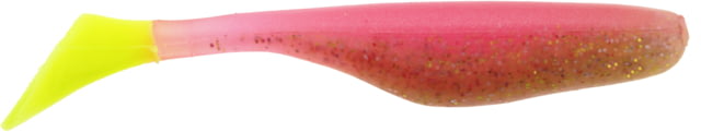 Bass Assassin Lures Turbo Shad Swimbait 4in 10 per Pack Laguna Limetreuse Tail 4