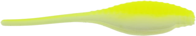 Bass Assassin Pro Tiny Shad Swimbait 2in 15 per Pack Chartreuse White 2