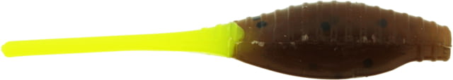 Bass Assassin Pro Tiny Shad Swimbait 2in 15 per Pack Pumpkinseed/Chartreuse Tail 2