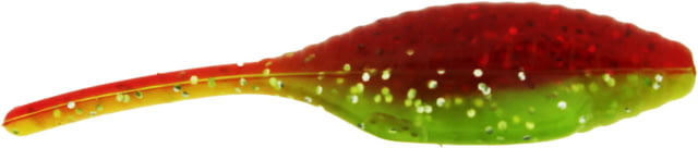 Bass Assassin Tiny Shad Swimbait 1.5in 15 per Pack Chartreuse Woodpecker 1.5