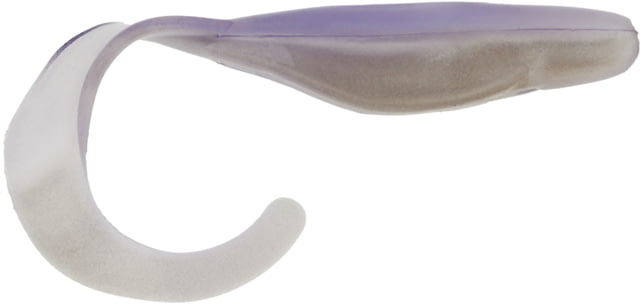 Bass Assassin Bass Assassin Walleye Assassin Curly Shad 4in 10 per Pack Albino Shad 4