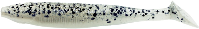Bass Assassin Walleye Assassin Die Dapper 3in 10 per Pack Salt & Pepper Silver Phantom 3