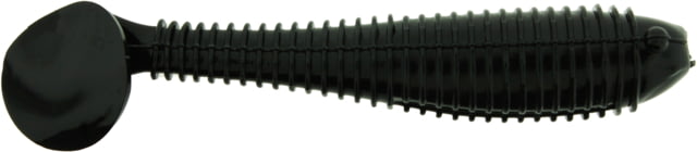 Bass Assassin Walleye Assassin Litl Boss 3.5in 6 per Pack Black 3.5