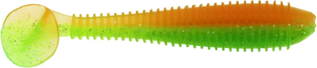 Bass Assassin Walleye Assassin Litl Boss 3.5in 6 per Pack Cantaloupe 3.5