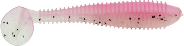 Bass Assassin Walleye Assassin Litl Boss 3.5in 6 per Pack Pink Ghost 3.5