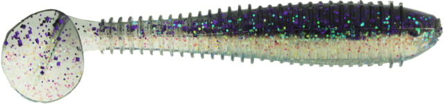 Bass Assassin Walleye Assassin Litl Boss 3.5in 6 per Pack Purple Moon 3.5