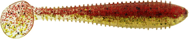Bass Assassin Walleye Assassin Litl Boss 3.5in 6 per Pack Red Gold Shiner 3.5