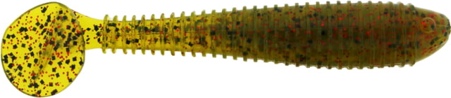 Bass Assassin Walleye Assassin Litl Boss 3.5in 6 per Pack Watermelon/Red Glitter 3.5