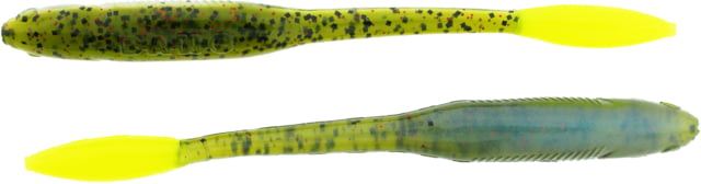 Bass Assassin Walleye Assassin Litl Tapper 4.5in 12 per Pack Green Ghost 4.5