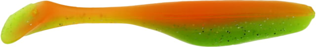 Bass Assassin Walleye Assassin Turbo Shad 4in 10 per Pack Cantaloupe 4
