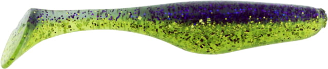 Bass Assassin Walleye Assassin Turbo Shad 4in 10 per Pack Electric Shiner 4