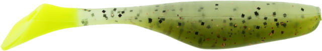 Bass Assassin Walleye Assassin Turbo Shad 4in 10 per Pack Hot Chicken 4