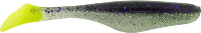 Bass Assassin Walleye Assassin Turbo Shad 4in 10 per Pack Purple Chicken 4