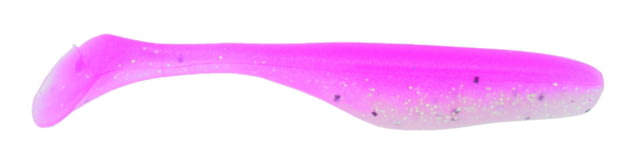 Bass Assassin Walleye Turbo Shad 10 4in Pink Ghost