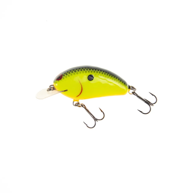 Bass Mafia Bass Mafia Balsa Customs Flat Bait Chartreuse Black