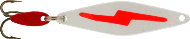 Bay de Noc Do-Jigger Casting/Trolling Spoon Pearl/Fluorescent Orange 1/3oz 2-1/4in