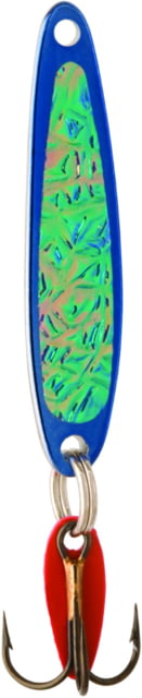 Bay de Noc Swedish Pimple Jigging Lure Crushed Ice/Blue Ice 3/4oz 2-3/4in 7BLUE ICE