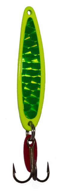 Bay de Noc Swedish Pimple Jigging Lure Fluorescent Yellow/Chartreuse 1/4oz 1-3/4in