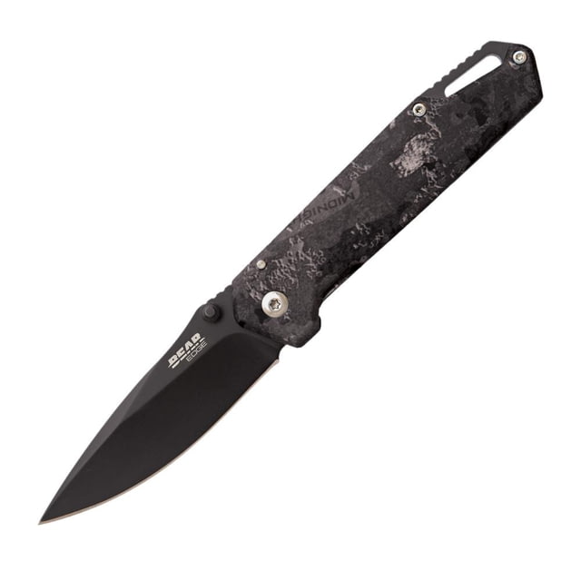 Bear And Son Knives Bear And Son Bear Edge Brisk 3.0 Frame Lock Knife TrueTimber Midnight Black SS 3" Black Camo 440 adult - $35.99 at CampSaver.com