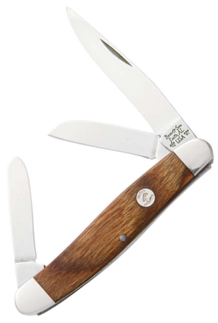 Bear and Son Knives Medium Stockman Folding Knife 2.38in 1095 Carbon Steel Walnut Handle