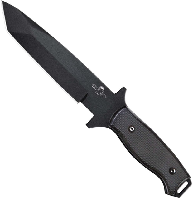 Bear OPS Bear Tac Fixed Blade Knife 4.88in 1095 Carbon Steel Black Textured G10/Black Epoxy Powder Coated Handle