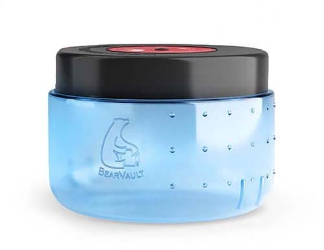 BearVault Sprint Bear Resistant Food Canister Transparent Blue 1.3 Gal