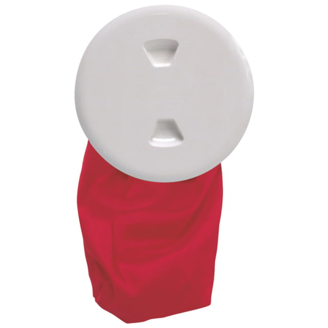 Beckson Beckson Marine 5" Stow-Away Deck Plate - White w/12" Bag