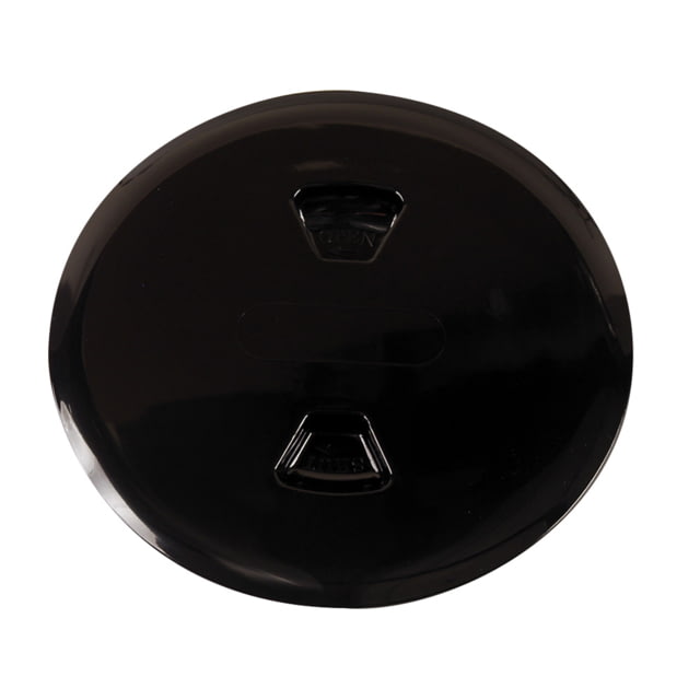 Beckson Marine 5" Twist-Out Deck Plate - Black