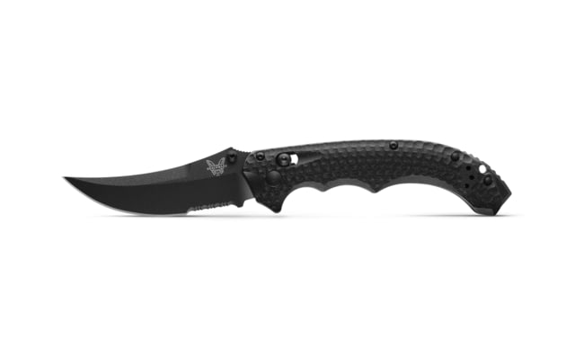 Benchmade Black Class Mini Bedlam Folding Knife 3.45in CPM S90V Stainless Steel G10 Black