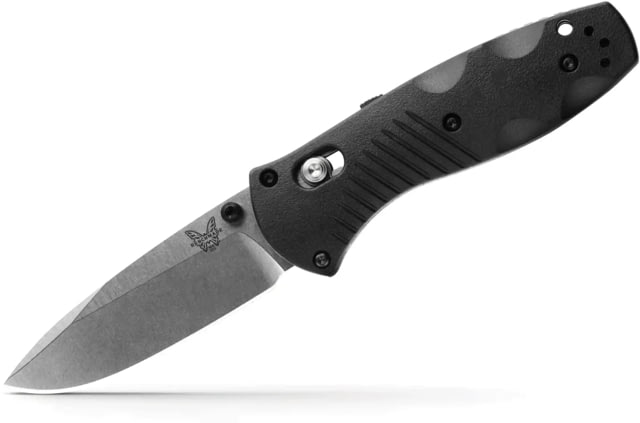 Benchmade Mini-Barrage Folding Knife Plain Edge Satin Blade