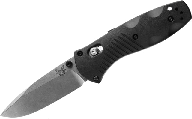 Benchmade Mini-Barrage Folding Knife Plain Edge Satin Blade