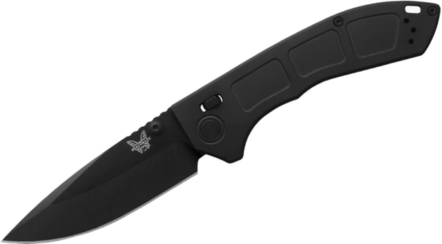 Benchmade Narrows Folding Knife 3.43in M390 Stainless Steel Drop Point Blade 6Al-4V Titanium Black Handle