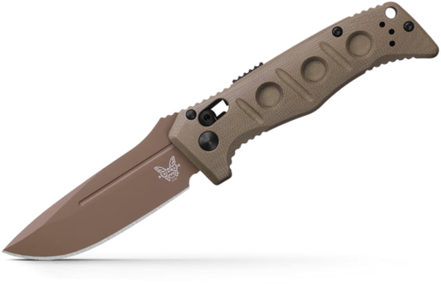 Benchmade Sibert Mini Auto Adamas Automatic Folding Knife 3.25in CPM MagnaCut Drop Point OD Green G10 Handle