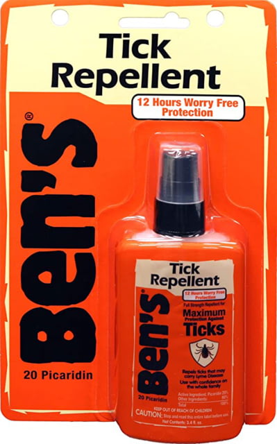Ben's Tick Uncarded Repellent 3.4oz Orange