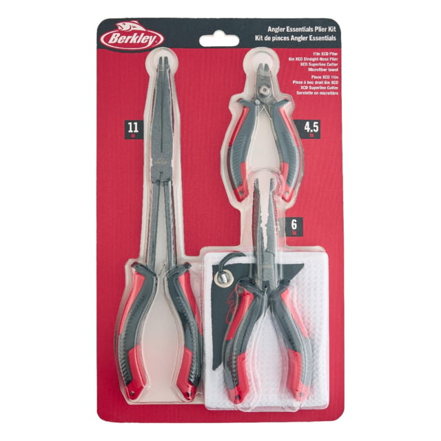 Berkley Berkley Angler Essential Plier Kit Red/Black