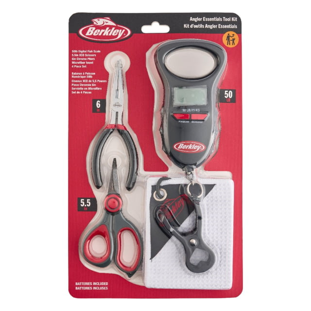 Berkley Berkley Angler Essential Tool Kit Red/Black