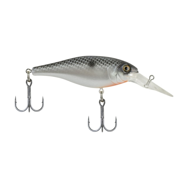 Berkley Bad Shad Hard Bait Crankbait 5 1/4 oz 2in / 5cm 5ft-7ft / 1.5m-2.1m Hook Size 7 2 Hooks Midnight Pearl