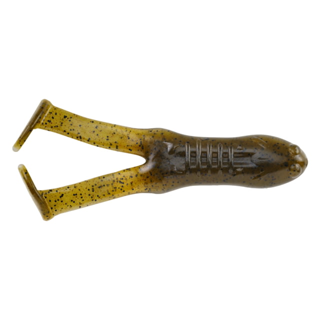 Berkley Beat'N Paddle FrogPaddle tail style feet beat the water with a rhythmic soundLifelike 5pk 3.9inGreen Pumpkin