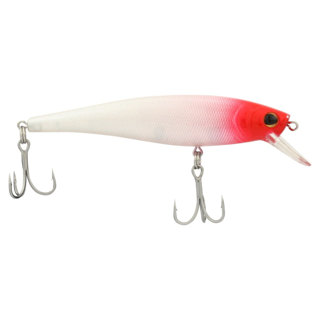 Berkley Berkley Cutter Saltwater Hard Bait Jerkbait Saltwater 90 Shallow 3/8 oz 90mm Hook Size 6 2 Hooks Red Head 90