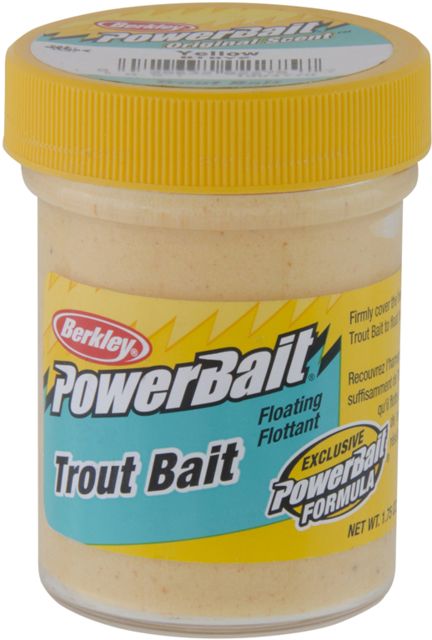 Berkley Biodegradable Trout Dough Bait Yellow 175918