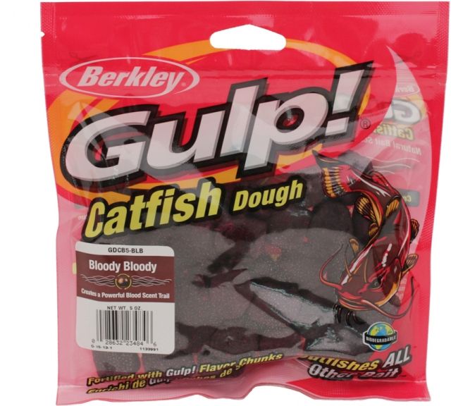 Berkley Catfish Dough Bait 5 oz Bloody Bloody 176592