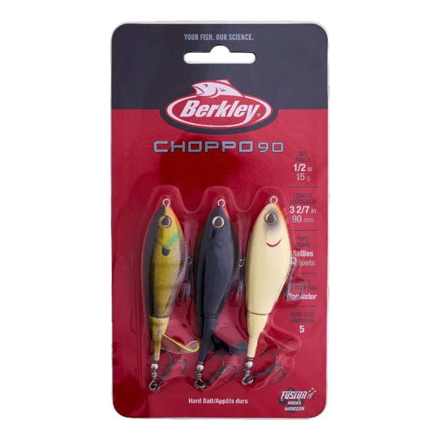 Berkley Berkley Choppo 3 Pack Kit Hard Baits Assorted 90